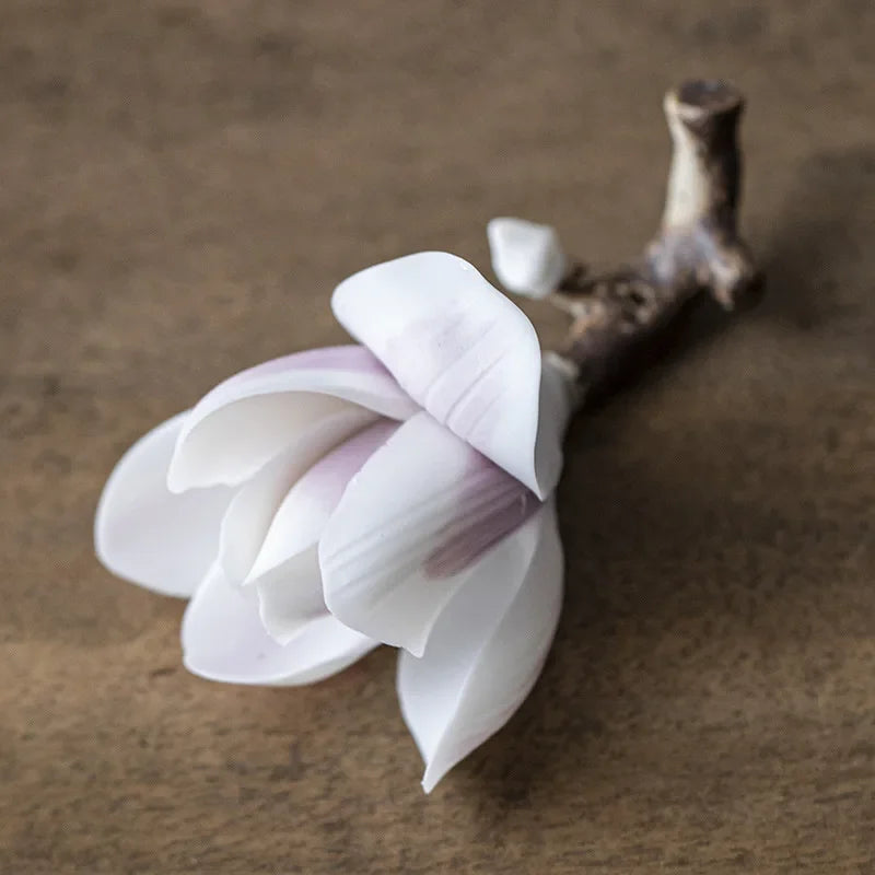 Ceramic Plum Blossom Pen Rest Home Desktop Joss-stick Base Incense Ceremony Ornaments Zen Tea Ceremony Accessories Tea Pets