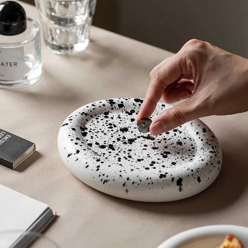 1PC Ceramics Incense Burner Stick Holder Line Incense plate Sandalwood Coil Base Temples Yoga Studios Home Decoration