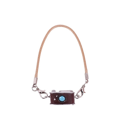 Doll Mini Crossbody Bag Cartoon Model Camera Pendant Doll Accessories For 15-17cm Plush Labubu Doll Gift,Girl's Dollhouse Toys