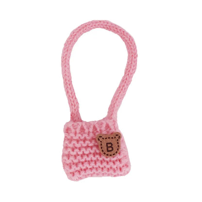 Doll Mini Crossbody Bag Cartoon Model Camera Pendant Doll Accessories For 15-17cm Plush Labubu Doll Gift,Girl's Dollhouse Toys