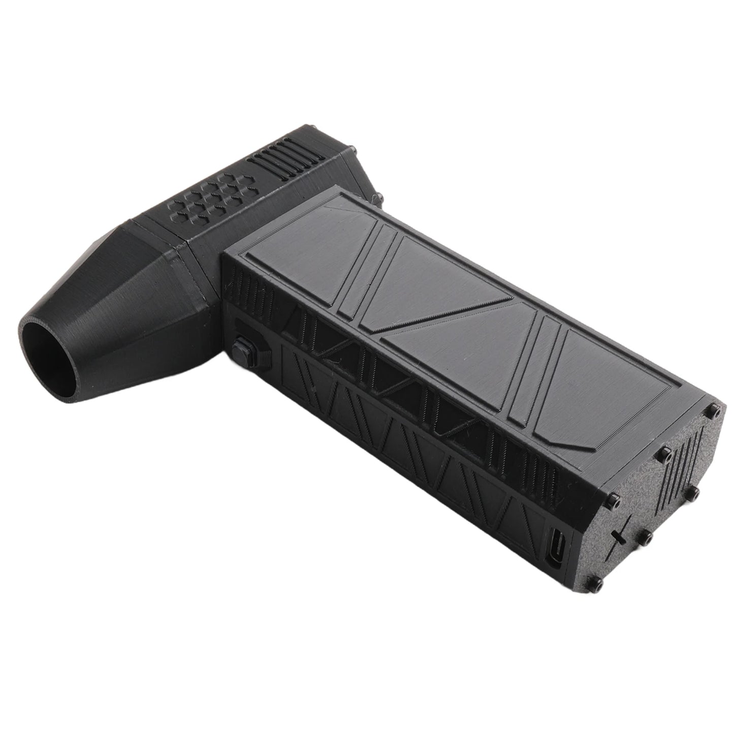 Black Industrial Blower Fan 130,000rpm Motor 180W Power 4000mAh Battery Alloy Shell Lightweight Design Powerful Wind Speed