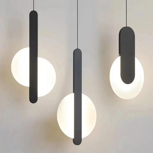 Modern Led Pendant Lights 3 Style Nordic Dining Room Bedroom Bedside Lamp Kitchen Hanging Lamp Deco Fixtures 90-260V