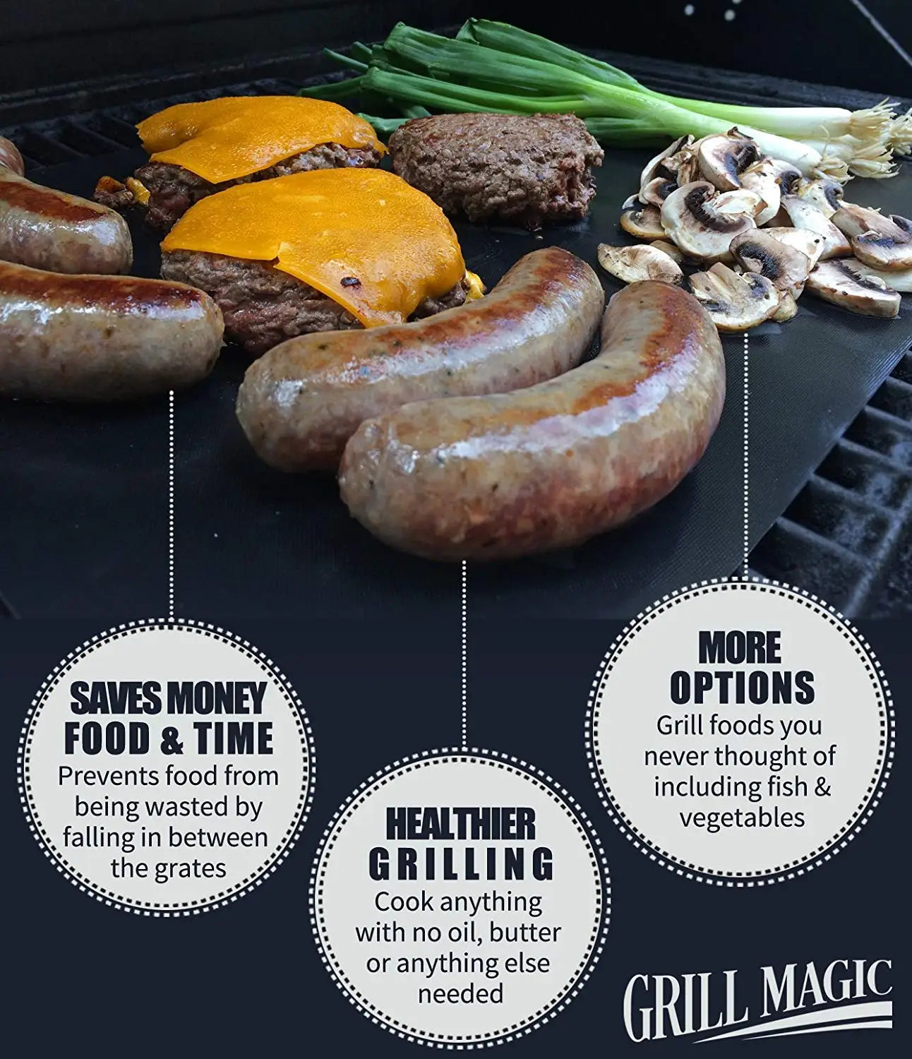 5-10 Pcs BBQ Grill Mat Non-stick Heat Resistant Grill Mat Outdoor Baking Reusable Barbecue Party Mat 40x33cm Grill Accessories