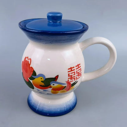350ml Chamber Pot Mug New Creative Imitation Enamel Coffee Cup Personality Gifts Spittoon Cup