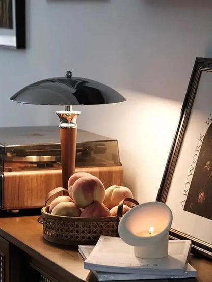 Industrial Style Desk Lamp Medieval Home Decoration Wood /iron Hotel lights Nostalgic High-end Office Desk E14 bulb Lamps