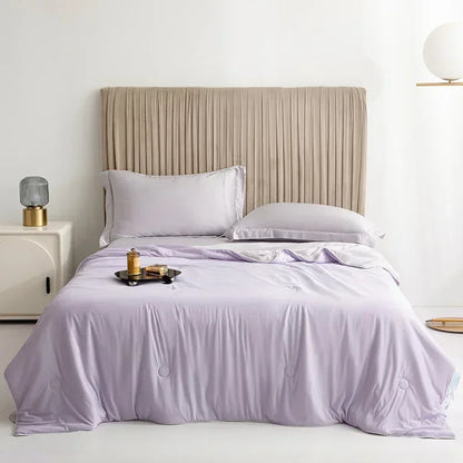 High Quality Cooling Blankets Smooth Air Condition Comforter Lightweight Summer Quilt with Double Side Cold & Cooling Fabric