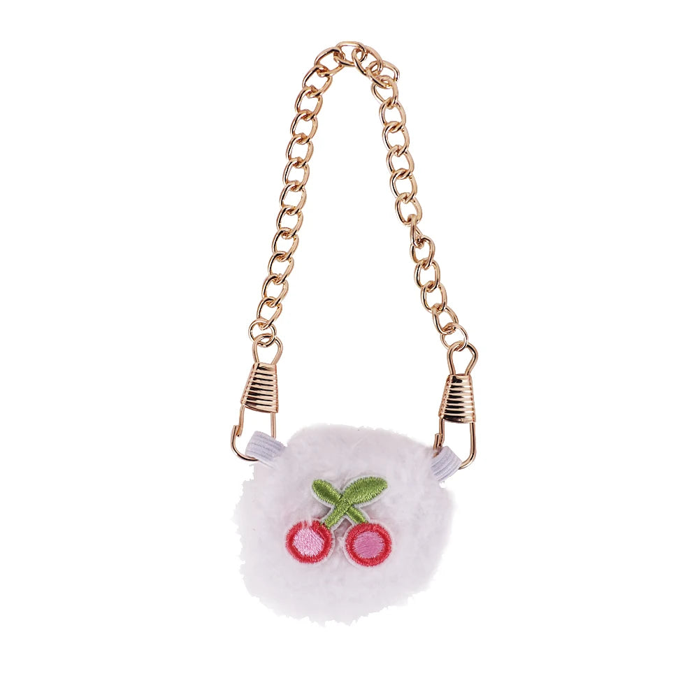 Doll Mini Crossbody Bag Cartoon Model Camera Pendant Doll Accessories For 15-17cm Plush Labubu Doll Gift,Girl's Dollhouse Toys