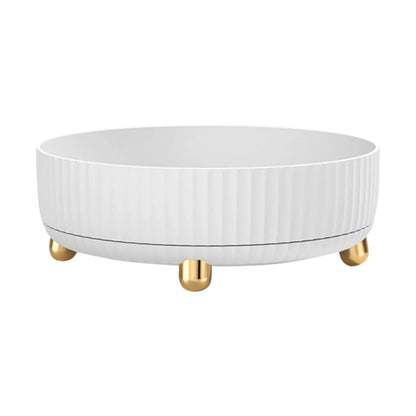 360 Rotation Non-Skid Spice Rack Pantry Cabinet Turntable with Wide Base Storage Bin Rotating Organizer for Kitchen Bathroom