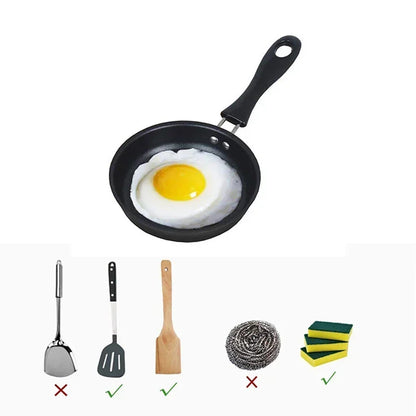 Mini Cooking Omelette Pans Pan Frying Egg Skillet Steak Fry Pot Nonstick Non Iron Stick Fry Omelet Cast Pancake Pots 12/16/18cm