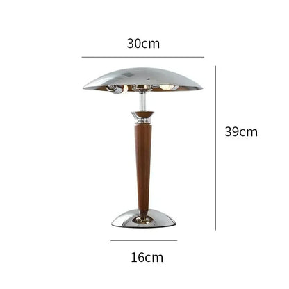 Industrial Style Desk Lamp Medieval Home Decoration Wood /iron Hotel lights Nostalgic High-end Office Desk E14 bulb Lamps