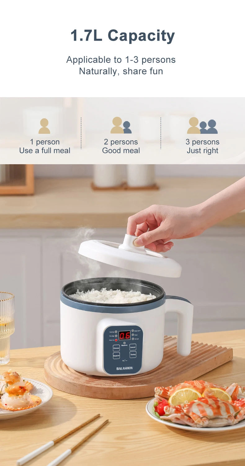 Electric Rice Cooker Single Double Layer 220V Multi Cooker Non-Stick Smart Mechanical MultiCooker Steamed Rice Pot For Home
