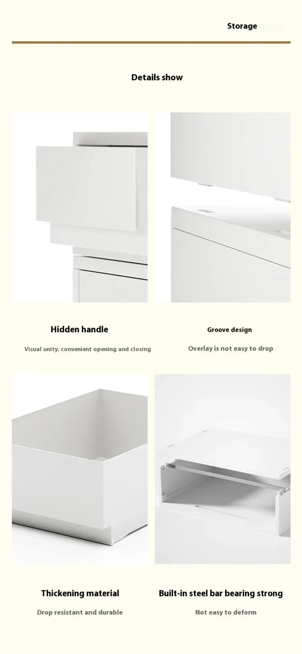 Desktop Storage Box Stationery Sorting Storage Drawer Stackable Space Saving Tabletop Drawer Cosmetic Desktop Organizer Boxes