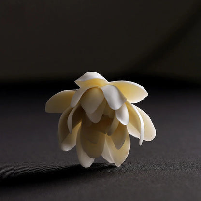 Incense stick holder with lotus ceramic decoration, suitable for living room/corridor/bedroom/bathroom/dining room