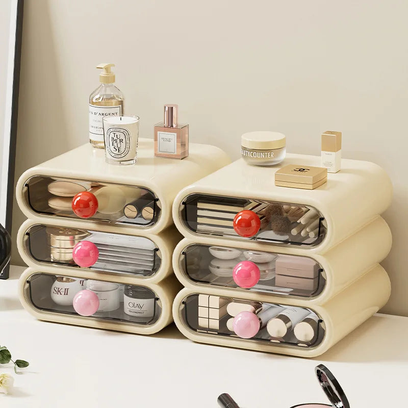 Drawer Style Cosmetics Storage Box, Home Desktop Storage Box, Stationery Storage Box