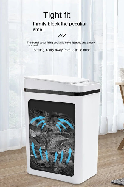 Smart Trash Can Automatic Sensor Garbage Can For Bathroom Kitchen Garbage Cube Living Room Recycle Bins Home Accessories