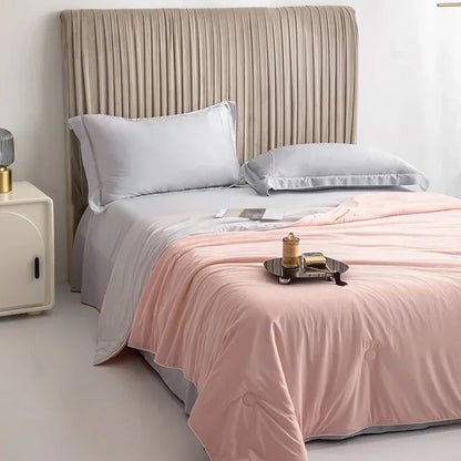 High Quality Cooling Blankets Smooth Air Condition Comforter Lightweight Summer Quilt with Double Side Cold & Cooling Fabric