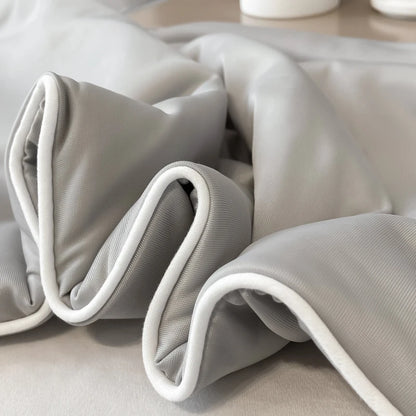 Reversible Cooling Blankets Smooth Air Condition Comforter Lightweight Summer Quilt Washable Double Side Cold Fabric & Cool Skin