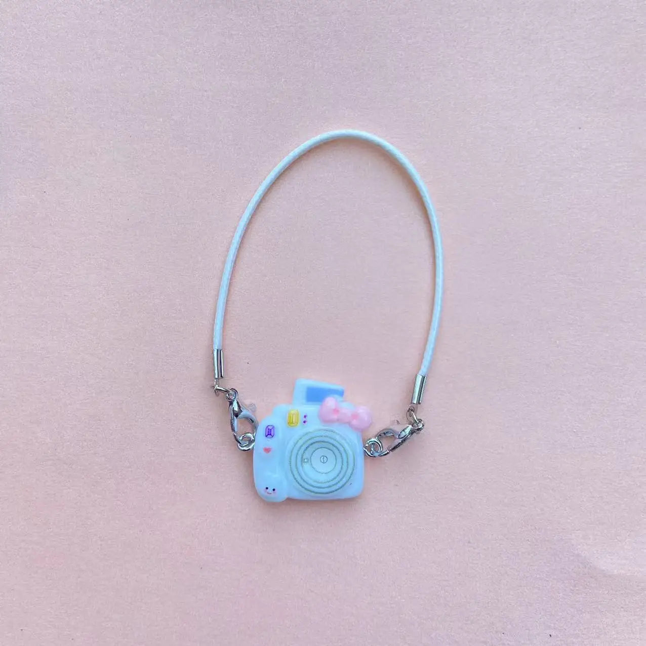 Doll Mini Crossbody Bag Cartoon Model Camera Pendant Doll Accessories For 15-17cm Plush Labubu Doll Gift,Girl's Dollhouse Toys