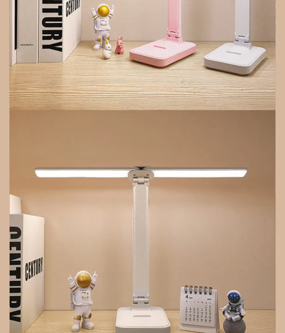 LED Desk Lamp USB Rechargeable Table Lamp 3 Levels Dimmable Touch Desk Lighting Eye Protection Foldable For Bedroom Desk Light
