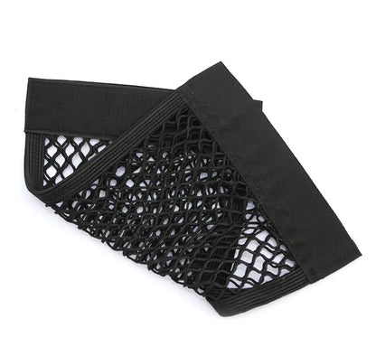 Car Back Rear Trunk Storage Net Seat Elastic String Net Magic Sticker Mesh Storage Bag Auto Organizer Seat Back Bag Free shipping