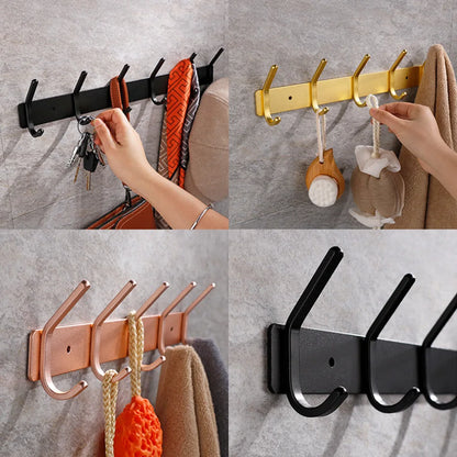 LuxeHook™ Rose Gold Wall Hooks – Sleek Storage, Effortless Style
